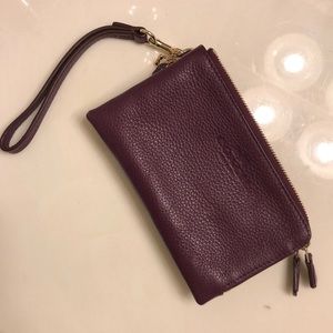 Dark Purple, COACH wristlet